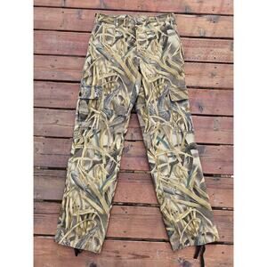 Vintage Advantage Wetlands Camo Hunting Cargo Pants Whitewater Outdoors Size M